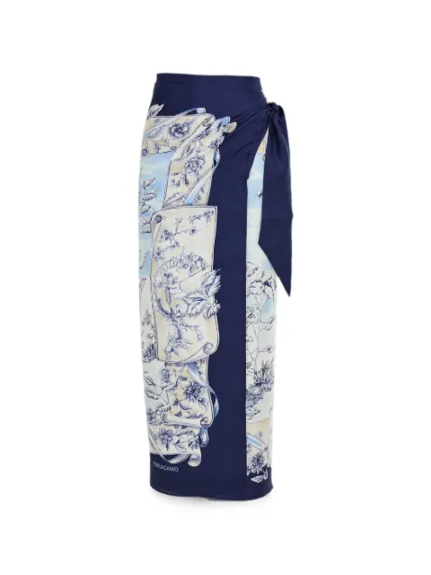 Ferragamo Voyage-print silk sarong