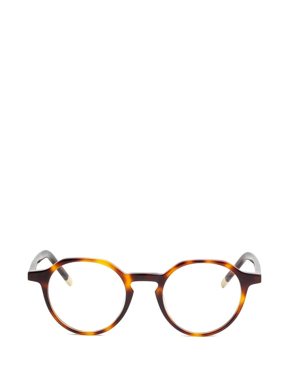 Kaleos Scorfand round-frame glasses - Braun