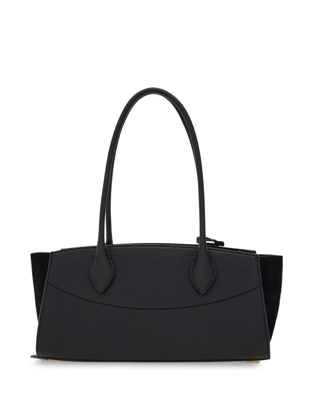 Ferragamo Medium New Studio Soft East West tas Zwart