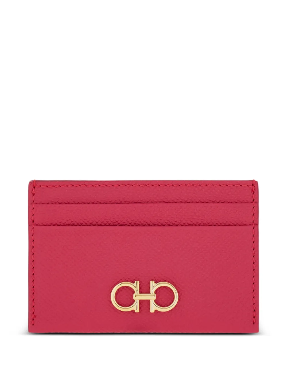Ferragamo Gancini credit card holder - Rosa
