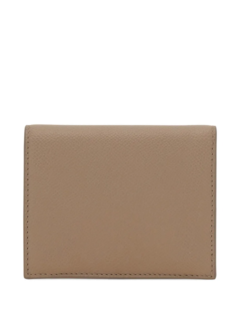 Ferragamo Gancini portemonnee van bewerkt leer Beige