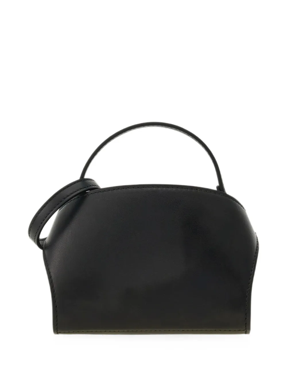 Ferragamo Mini Hug tassenbedel met handvat Zwart
