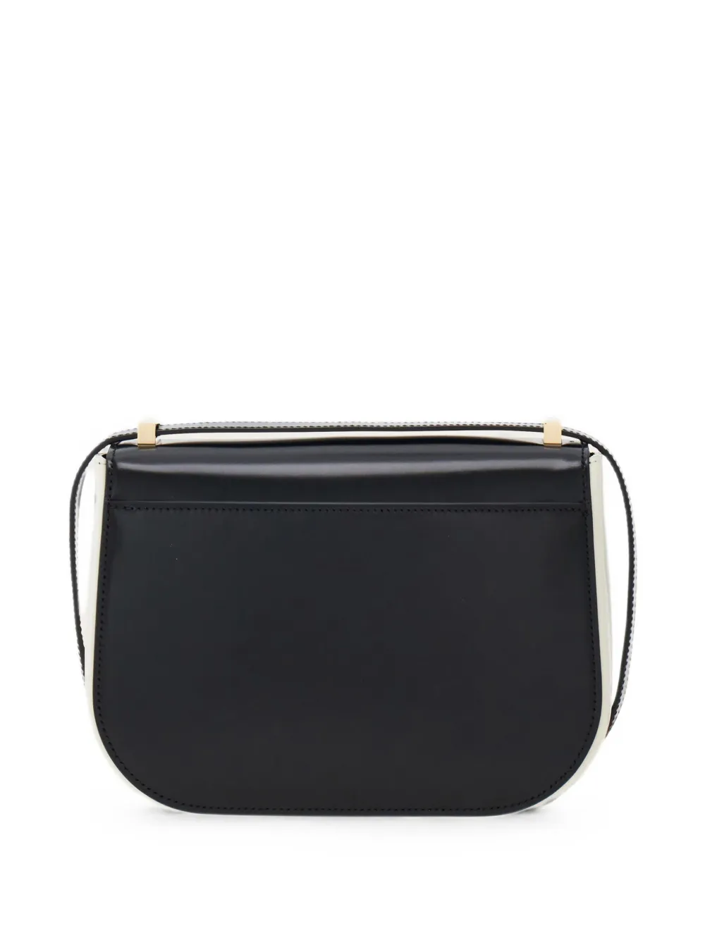 Ferragamo Double Gancini North-South crossbodytas (XS) Zwart