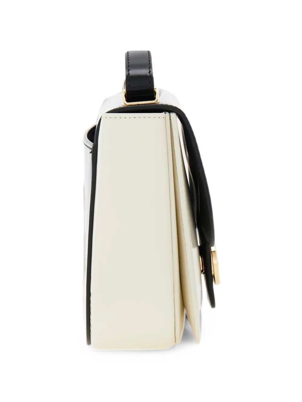 Ferragamo Double Gancini North-South crossbodytas (XS) Zwart