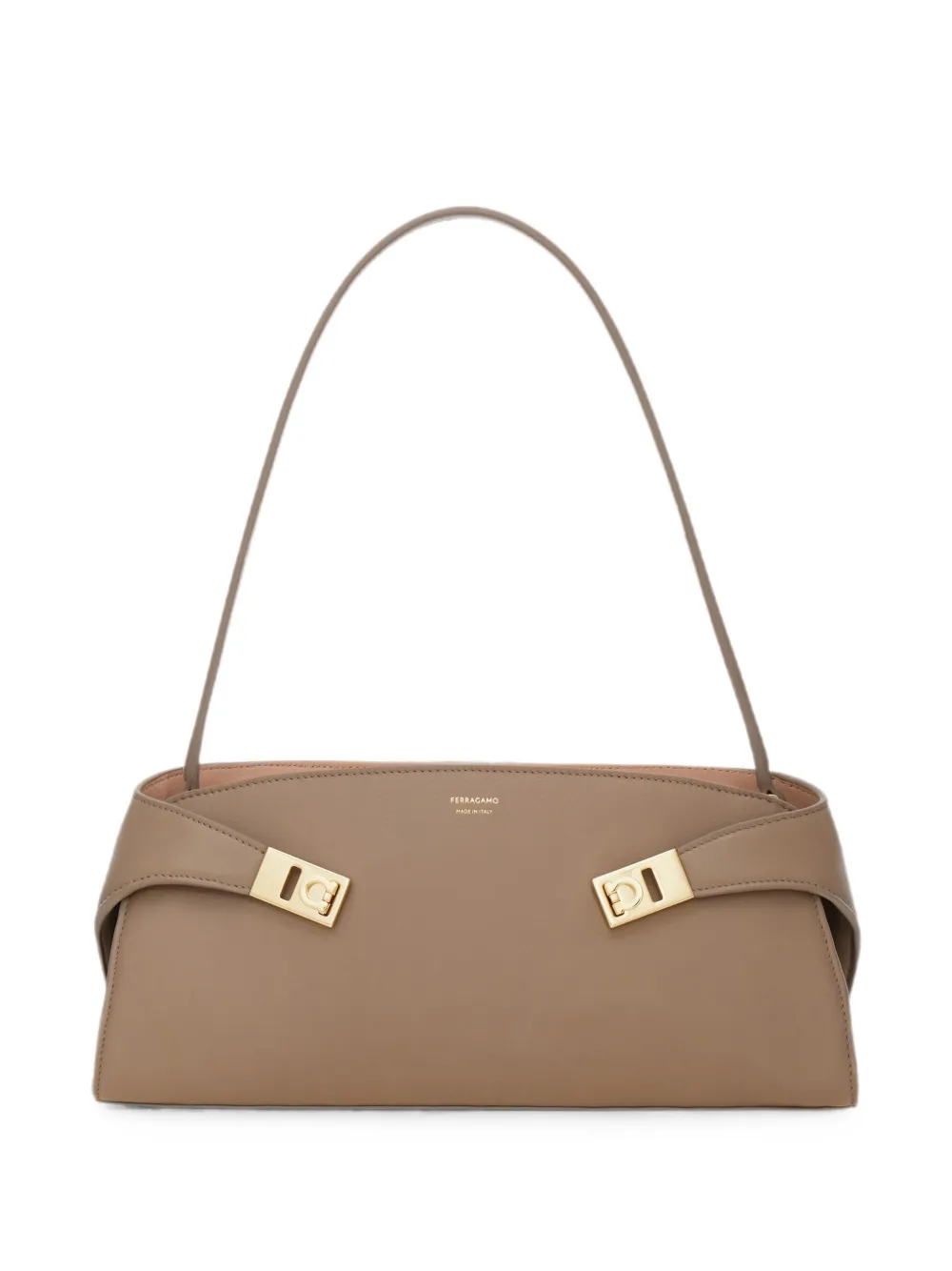 Ferragamo Hug East-West shoulder bag - Nude