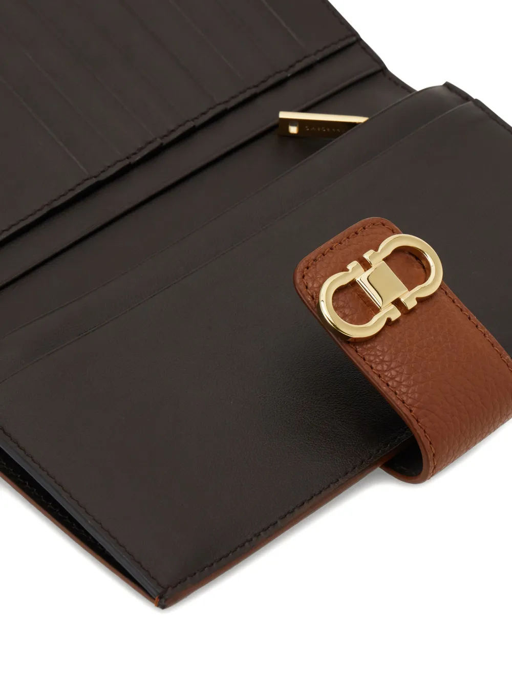 Ferragamo Portemonnee Bruin