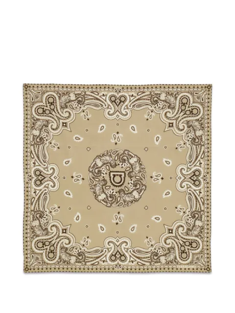 Ferragamo Arabesque print bandana