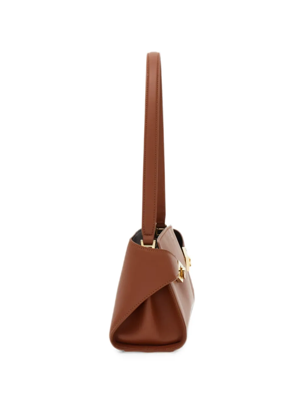 Ferragamo Hug East-West schoudertas Bruin
