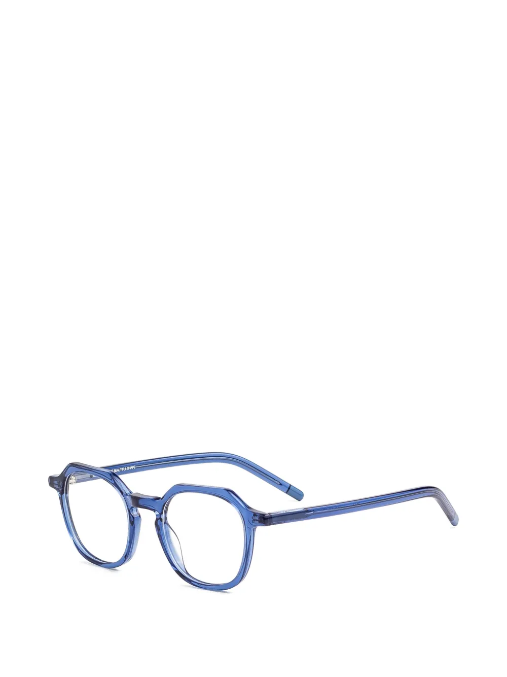 Kaleos Bril met geometrisch montuur Blauw