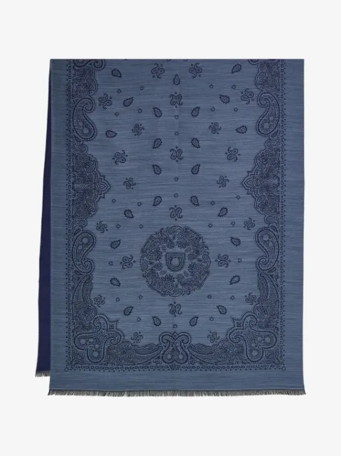 Ferragamo estola con estampado Arabesque