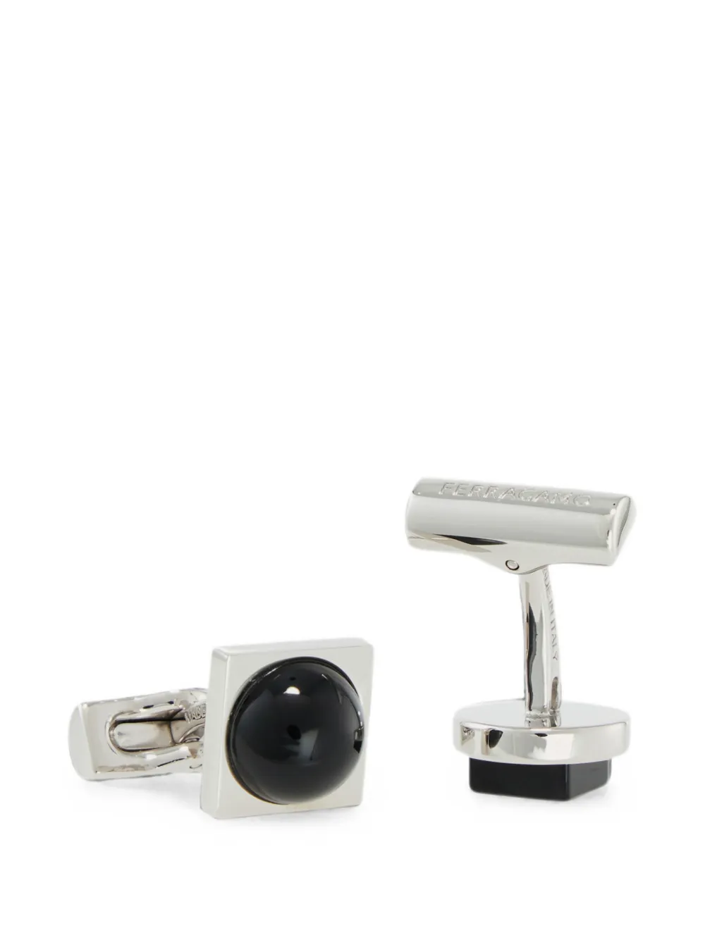 Ferragamo Halfedelsteen manchetknopen Zilver