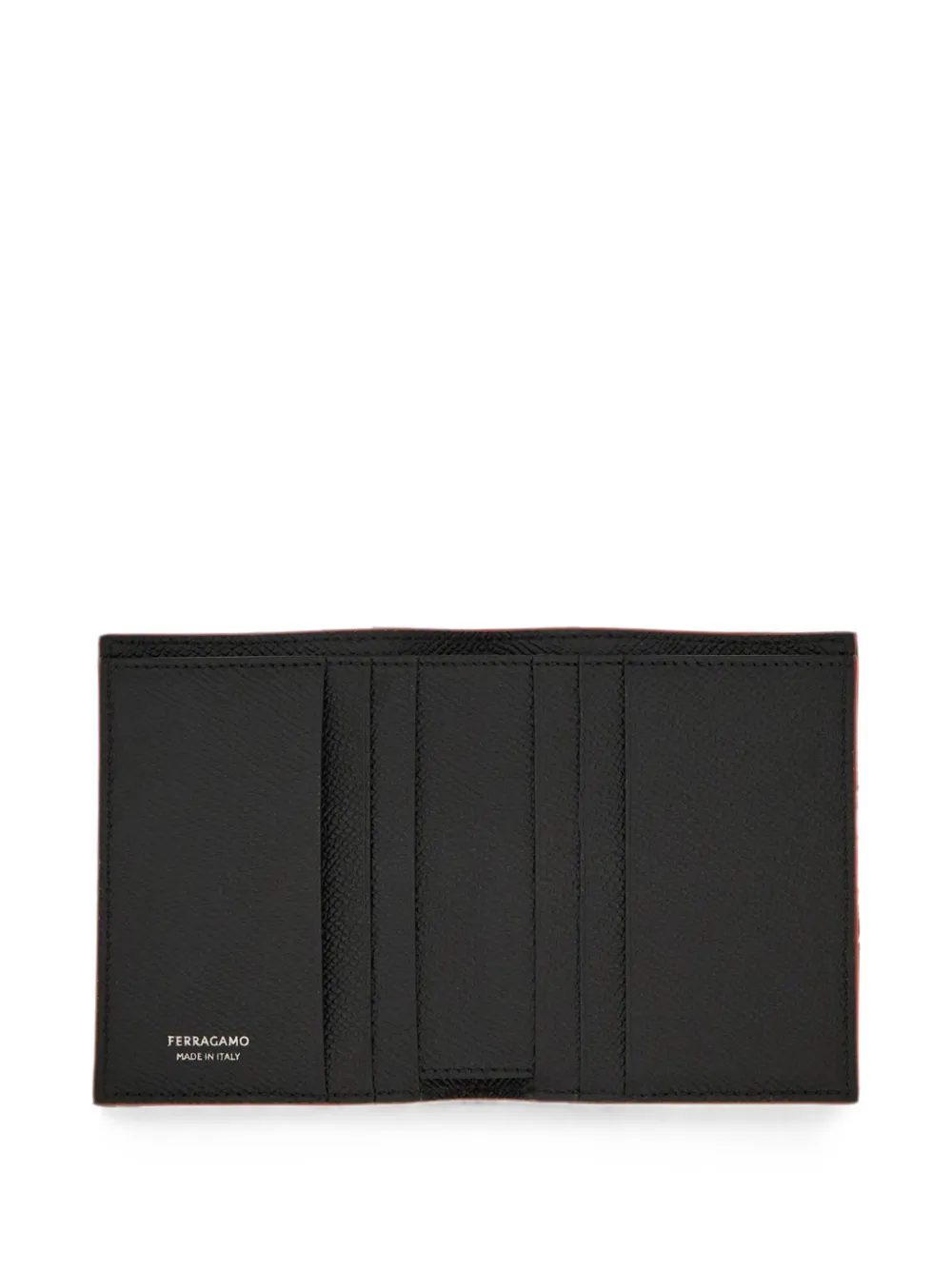 Ferragamo Pasjeshouder met logodetail Zwart