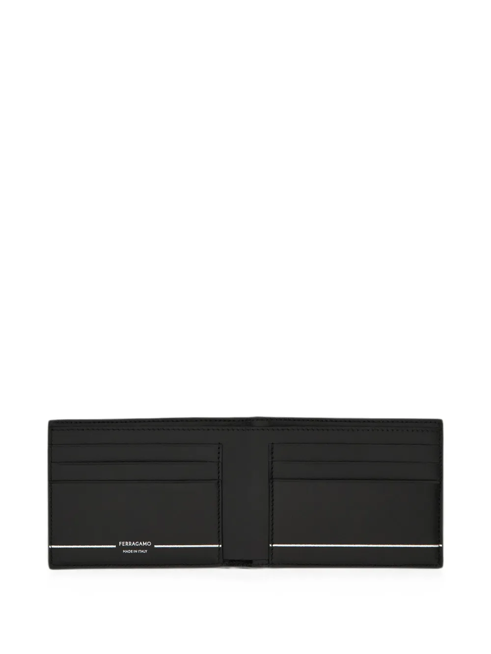 Ferragamo Gancini portemonnee Zwart