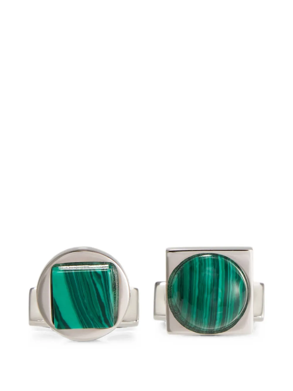 Ferragamo semi precious stone cufflinks - Silber