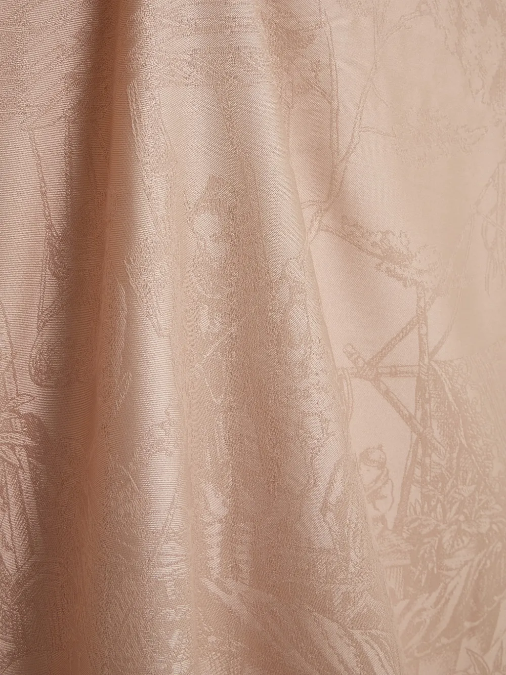 Ferragamo Zijden sjaal met jacquard Roze