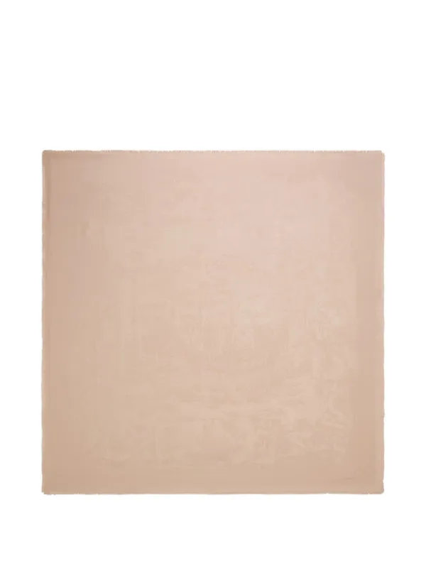 Ferragamo Silk Jacquard Shawl in Pink
