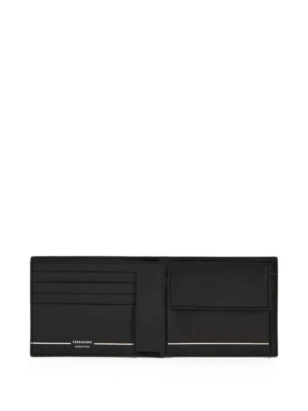 Ferragamo Gancini portemonnee Zwart