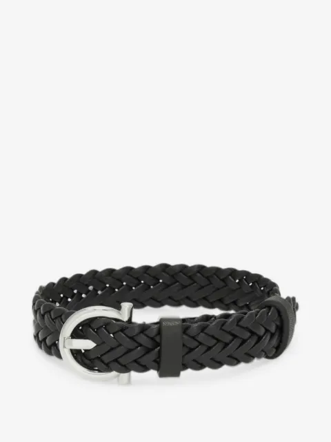 Ferragamo 간치니 클래스프 우븐 브레이슬릿