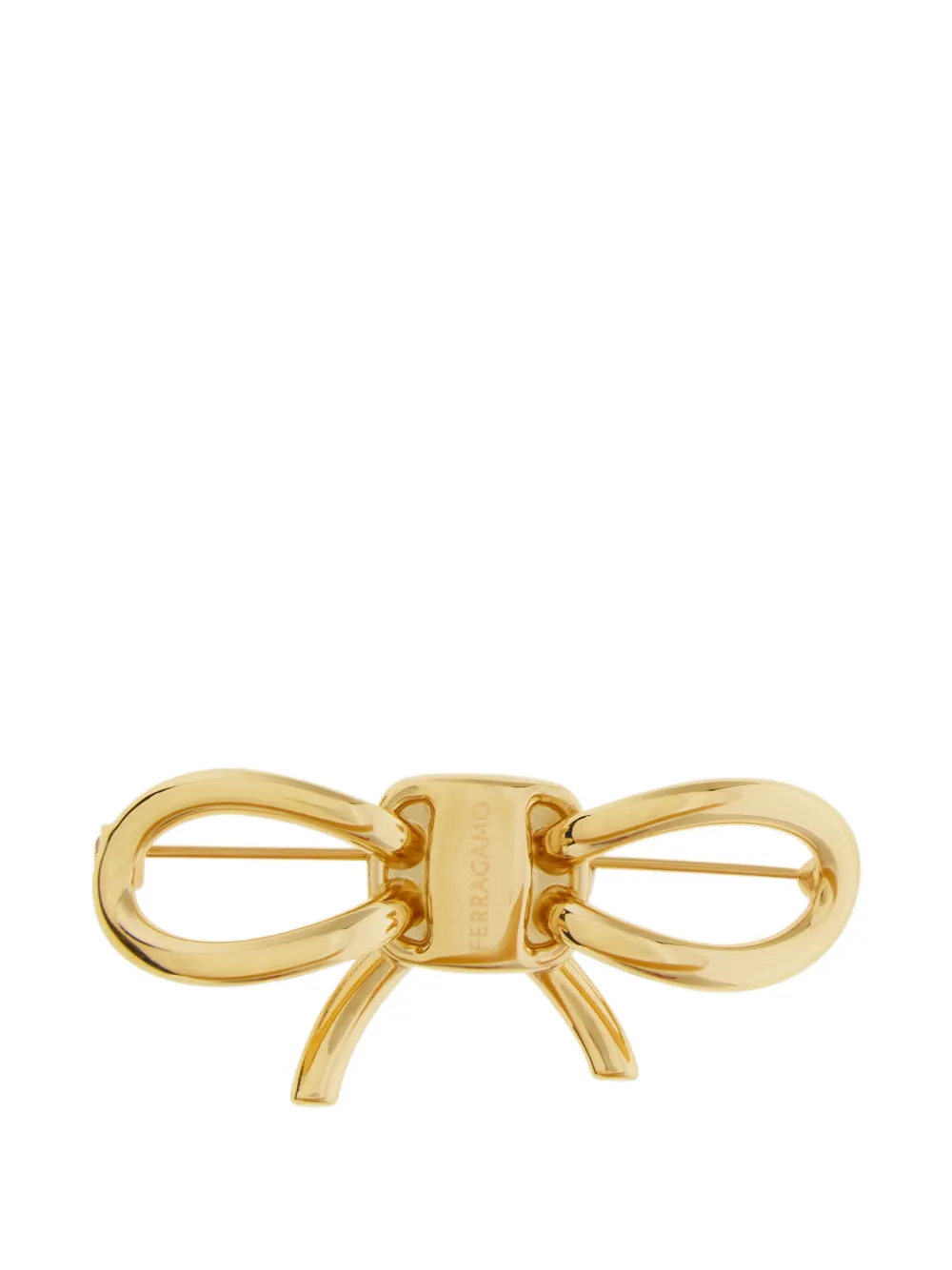 Ferragamo Vara bow broach - Gold