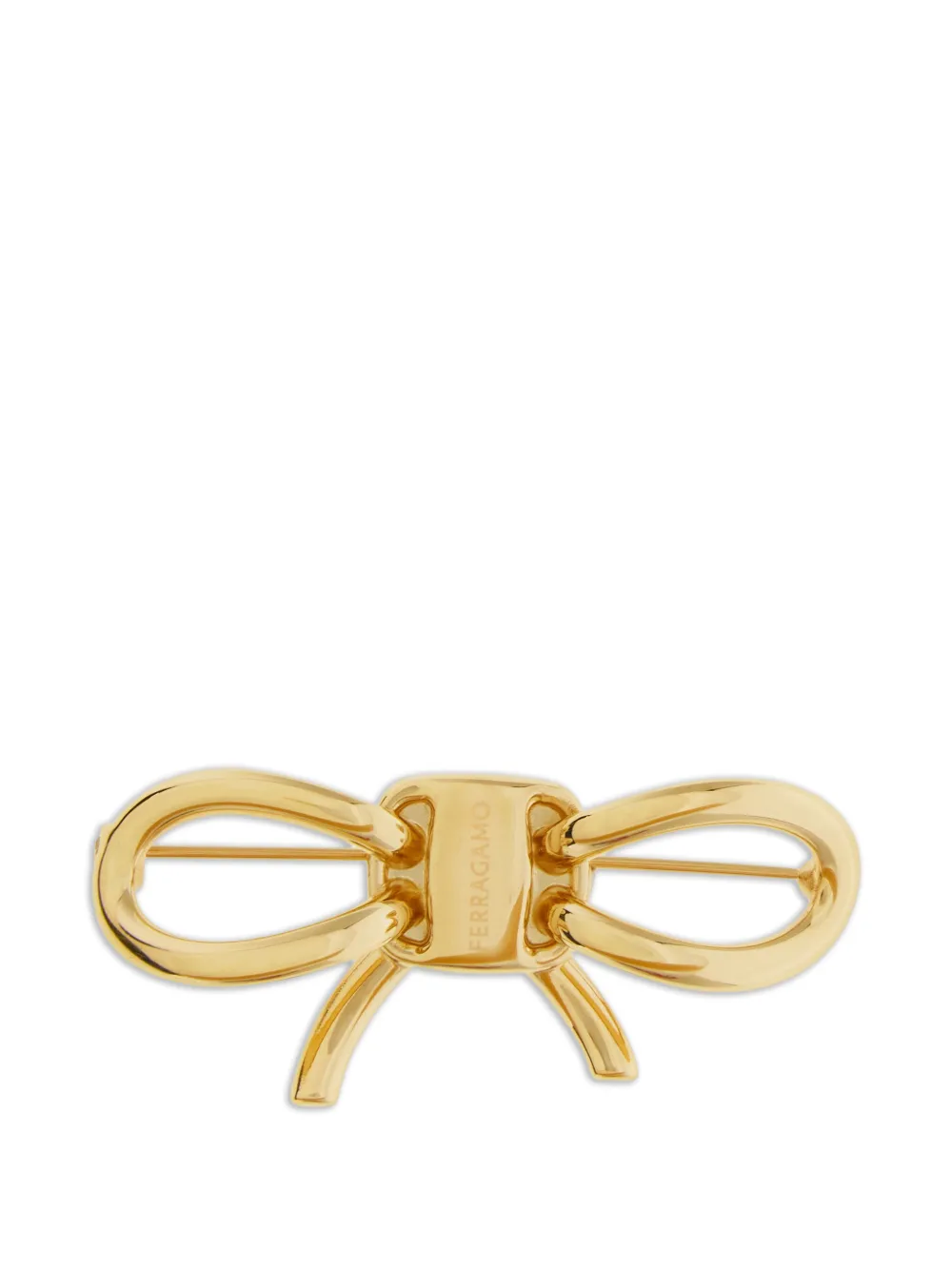 Ferragamo Vara bow broach - Gold
