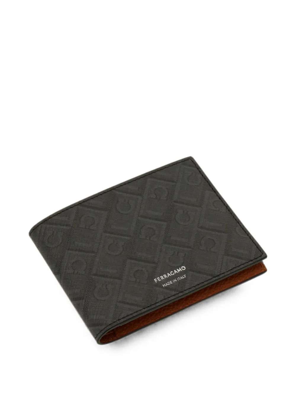 Ferragamo Portemonnee met monogram Grijs
