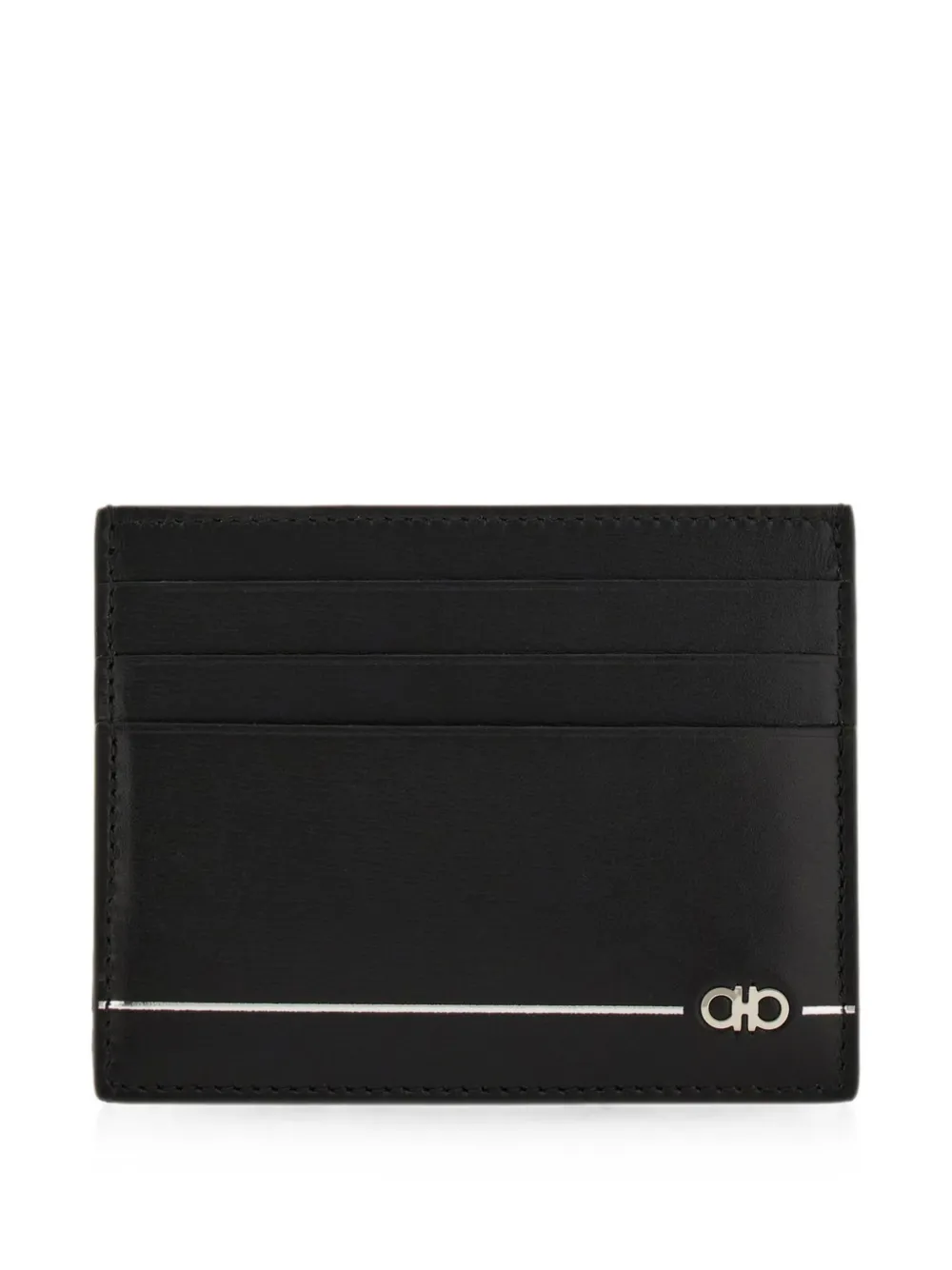 Ferragamo Gancini credit card holder - Nero