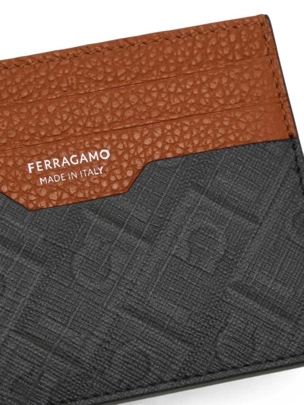 Ferragamo Pasjeshouder met monogram Zwart