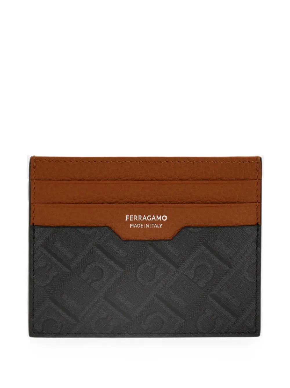 Ferragamo Ferragamo Monogram credit card holder - Schwarz