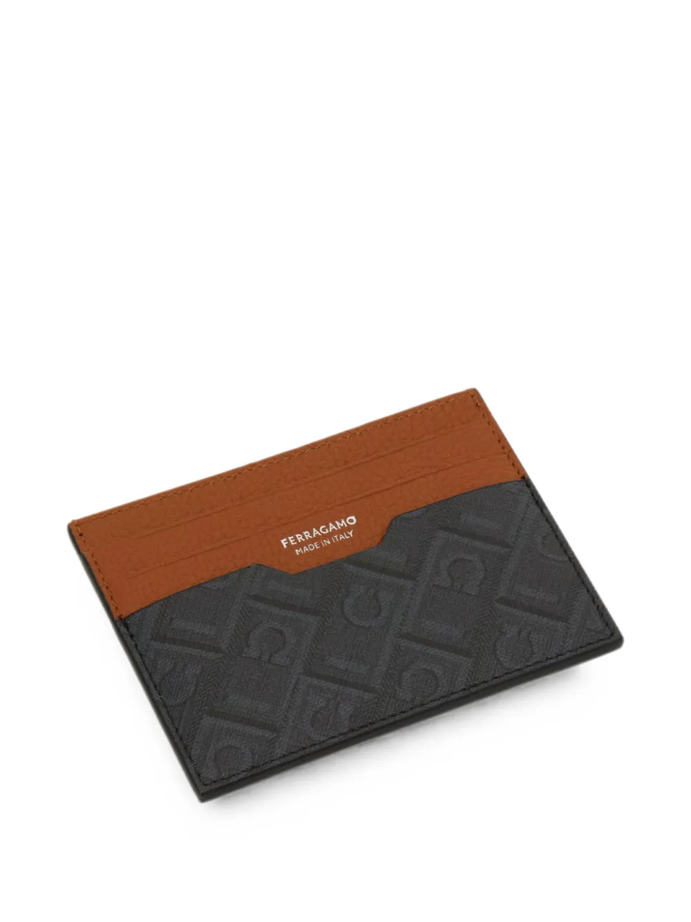 Ferragamo Pasjeshouder met monogram Zwart