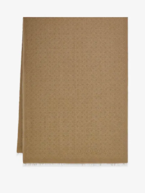 Ferragamo logo embellished stole