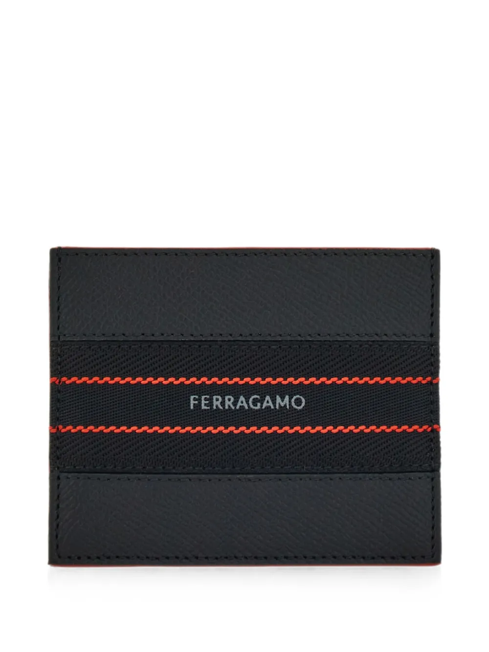Ferragamo logo-detail credit card holder - Nero