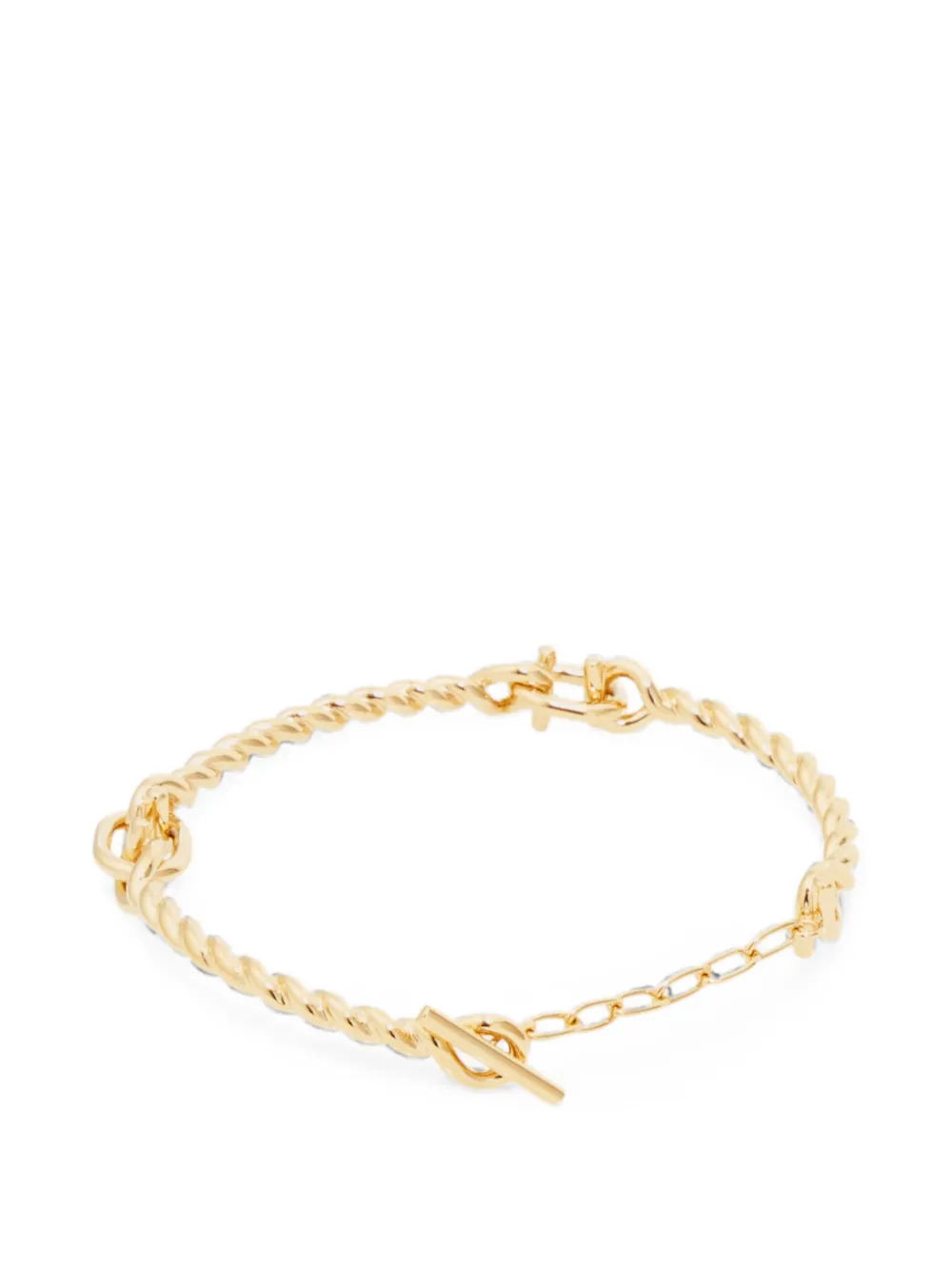 Ferragamo Gancini twisted bracelet (S) - Oro