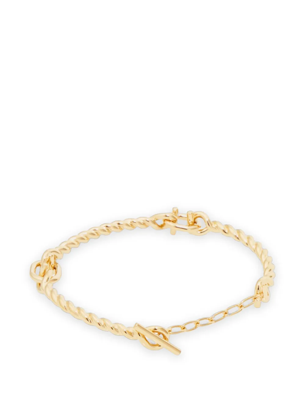 Ferragamo Gancini twisted bracelet (S) - Oro