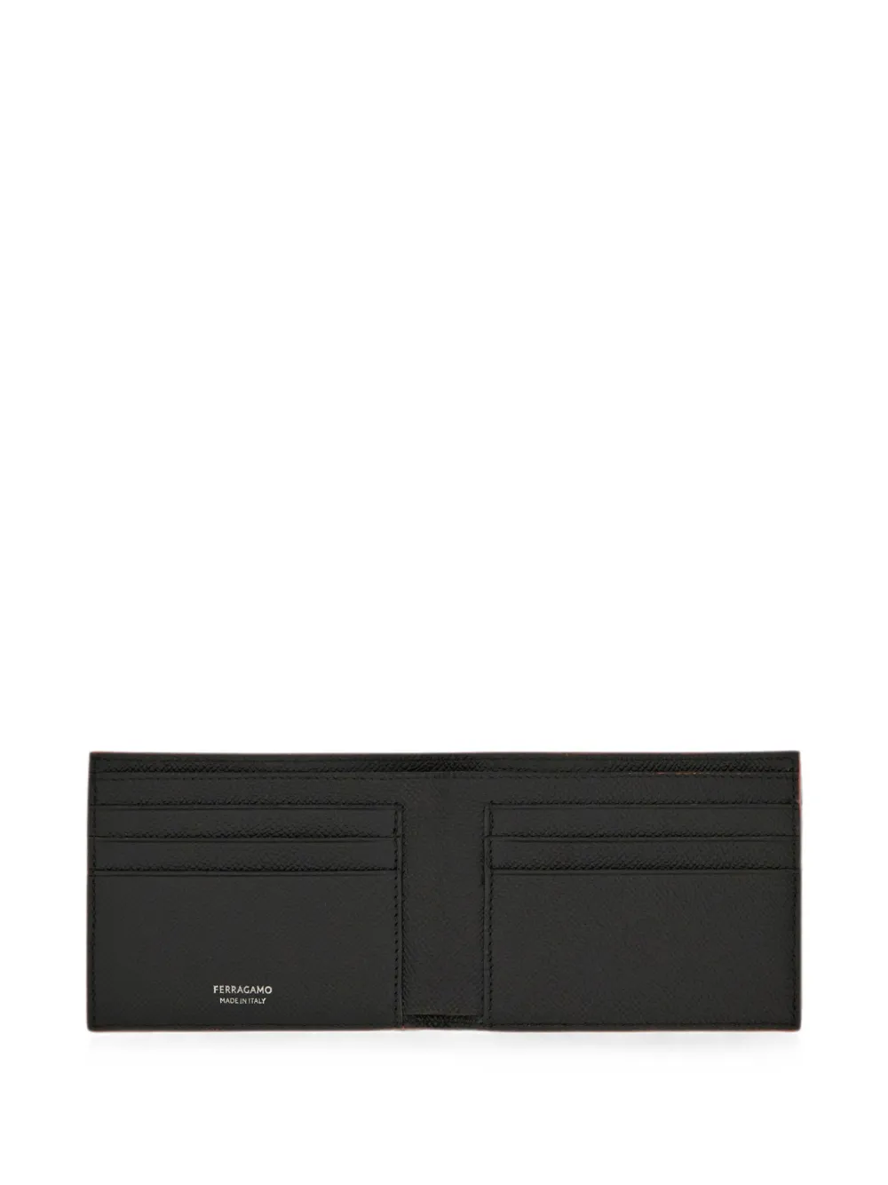 Ferragamo Portemonnee met logo Zwart
