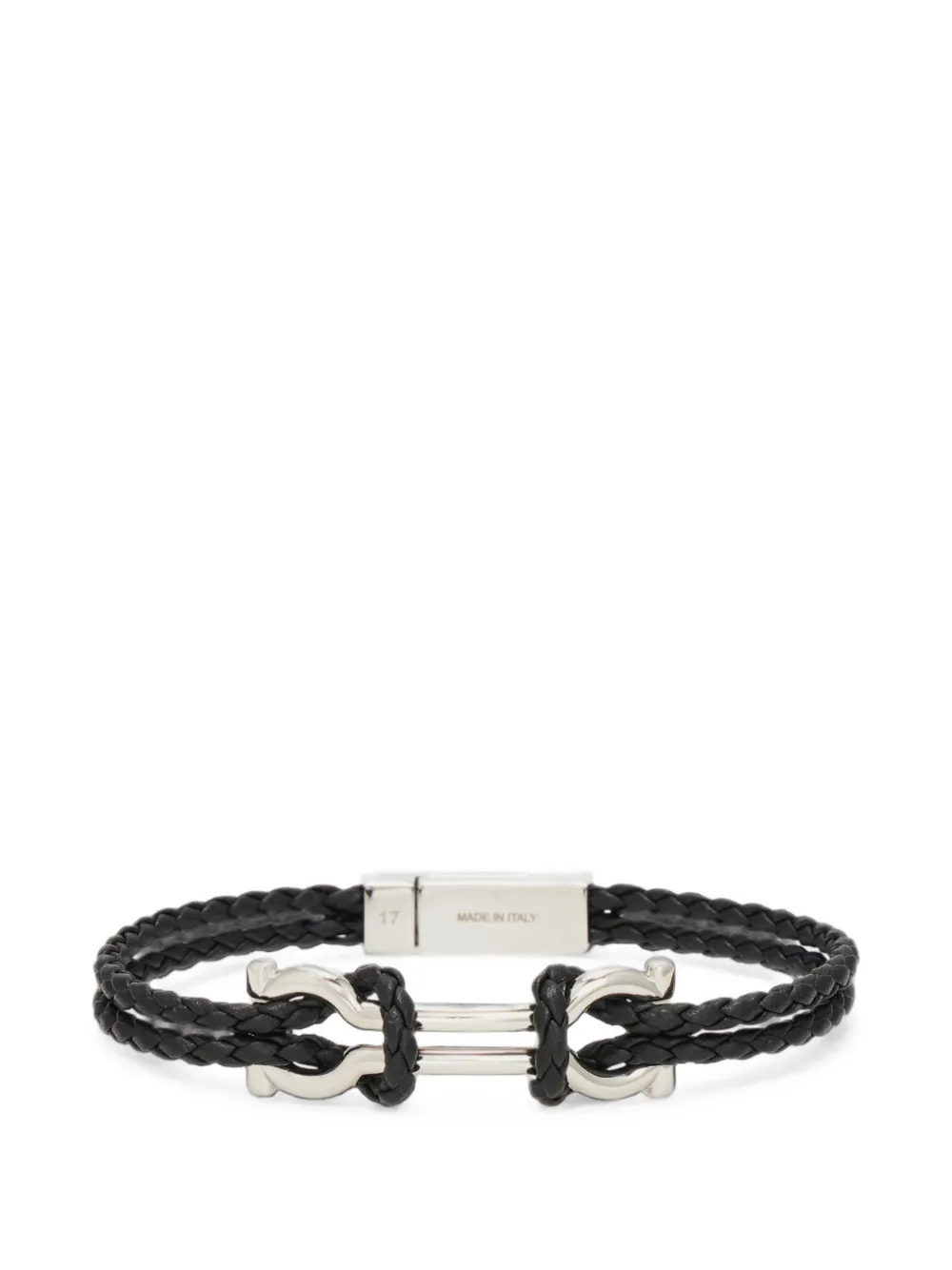 Ferragamo Double Gancini bracelet (18 cm) - Argento