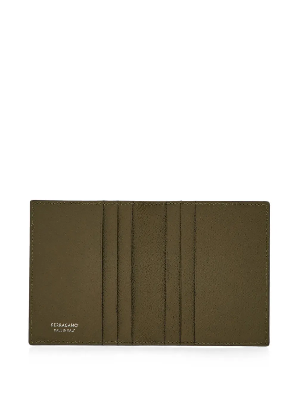 Ferragamo micro Gancini credit card holder - Marrone