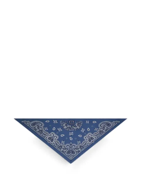 Ferragamo Arabesque print triangle scarf