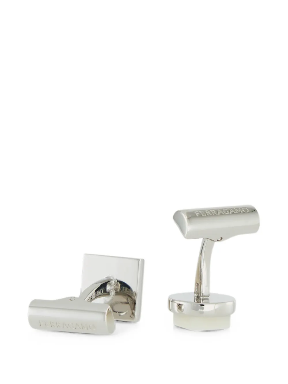 Ferragamo Manchetknopen met parel Zilver