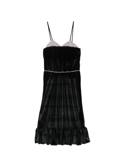 DUNESI Lolita crystal-embellished midi dress