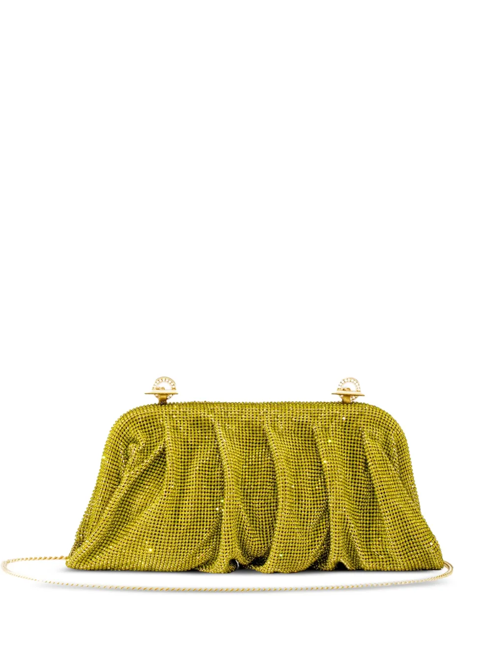 Benedetta Bruzziches Venus La Grande crystal-embellished clutch bag - Verde