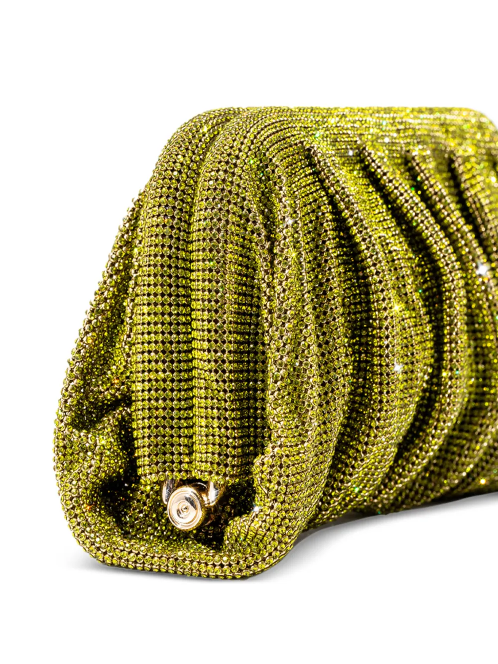 Benedetta Bruzziches Venus La Grande clutch verfraaid met kristal Groen