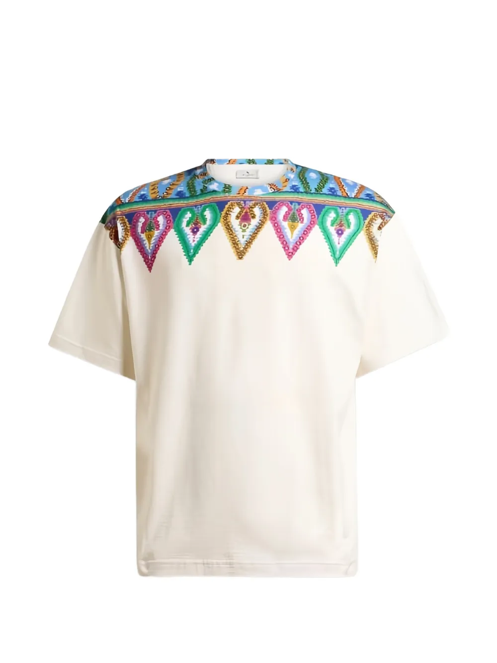 ETRO paisley-print T-shirt - Toni neutri