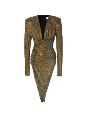 slim fit dress slacks Gorgeous Spring 2020 Alexandre Vauthier Yellow Silk Jersey Dress w Plu –  Shrimpton Couture main image 1