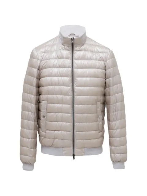 Herno quilted zip-up jacket