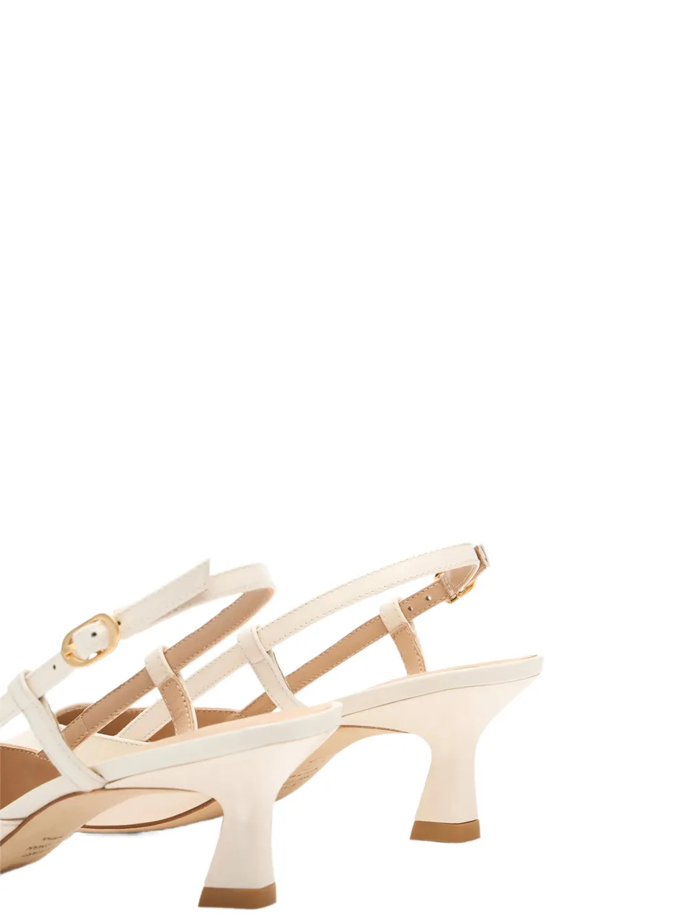 Stuart Weitzman Vinnie pointed-toe sandals Beige