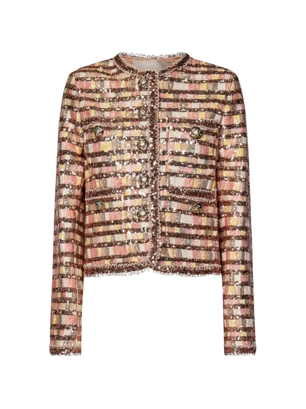 Elie Saab sequin-embellished jacket - Rosa