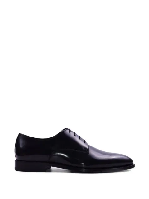 Doucal's tapered leather lace-up shoes