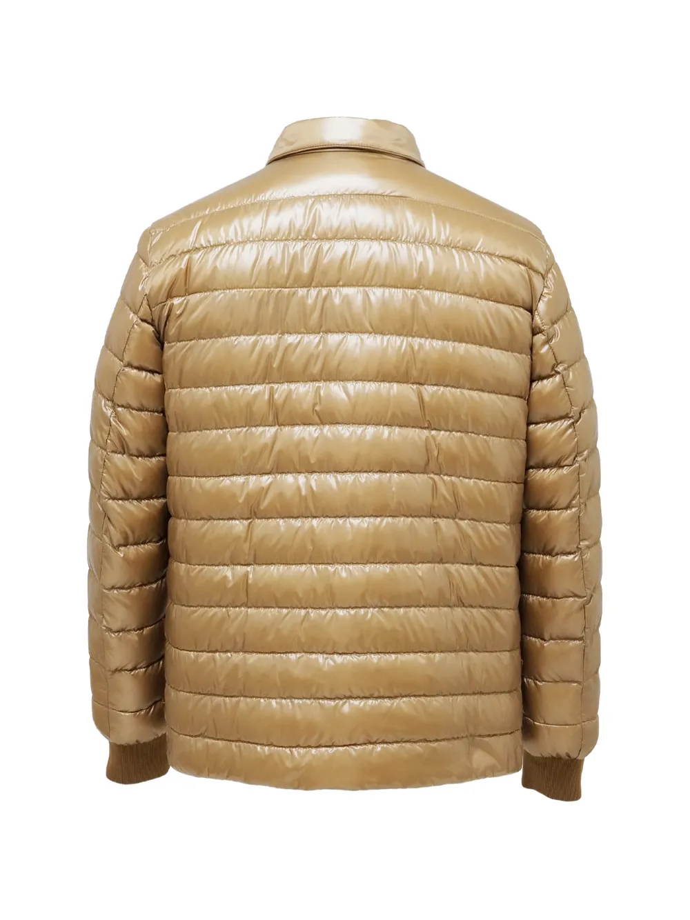 Herno Jack met gewatteerd detail en rits Beige