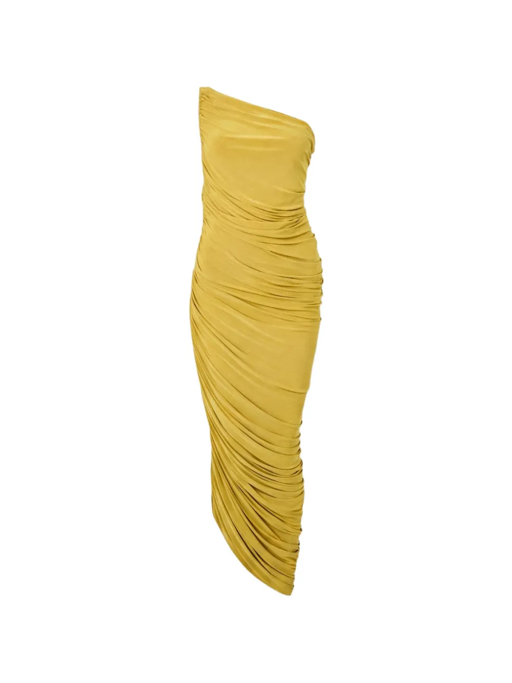 Norma Kamali Diana asymmetric dress - Giallo