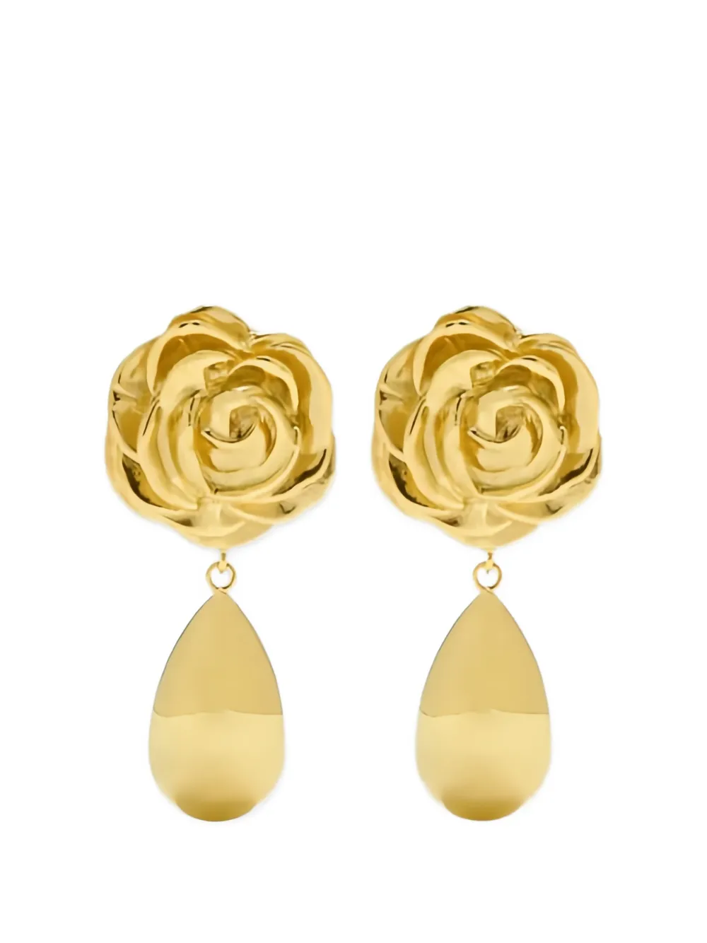 Magda Butrym rose teardrop earrings - Oro